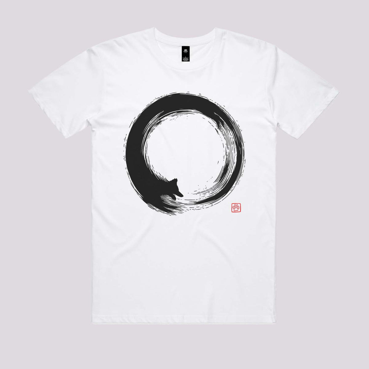 Enso Dog Circle T-Shirt | Japanese T-Shirts Australia