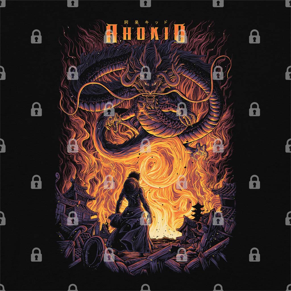 Mugiwara VS Kaido Dragon T-Shirt