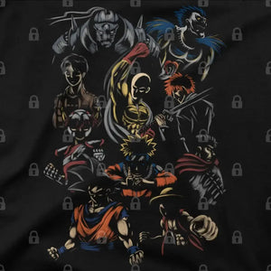 Anime Heroes T-Shirt | Anime T-Shirts