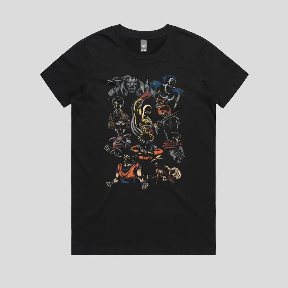 Anime Heroes T-Shirt | Anime T-Shirts