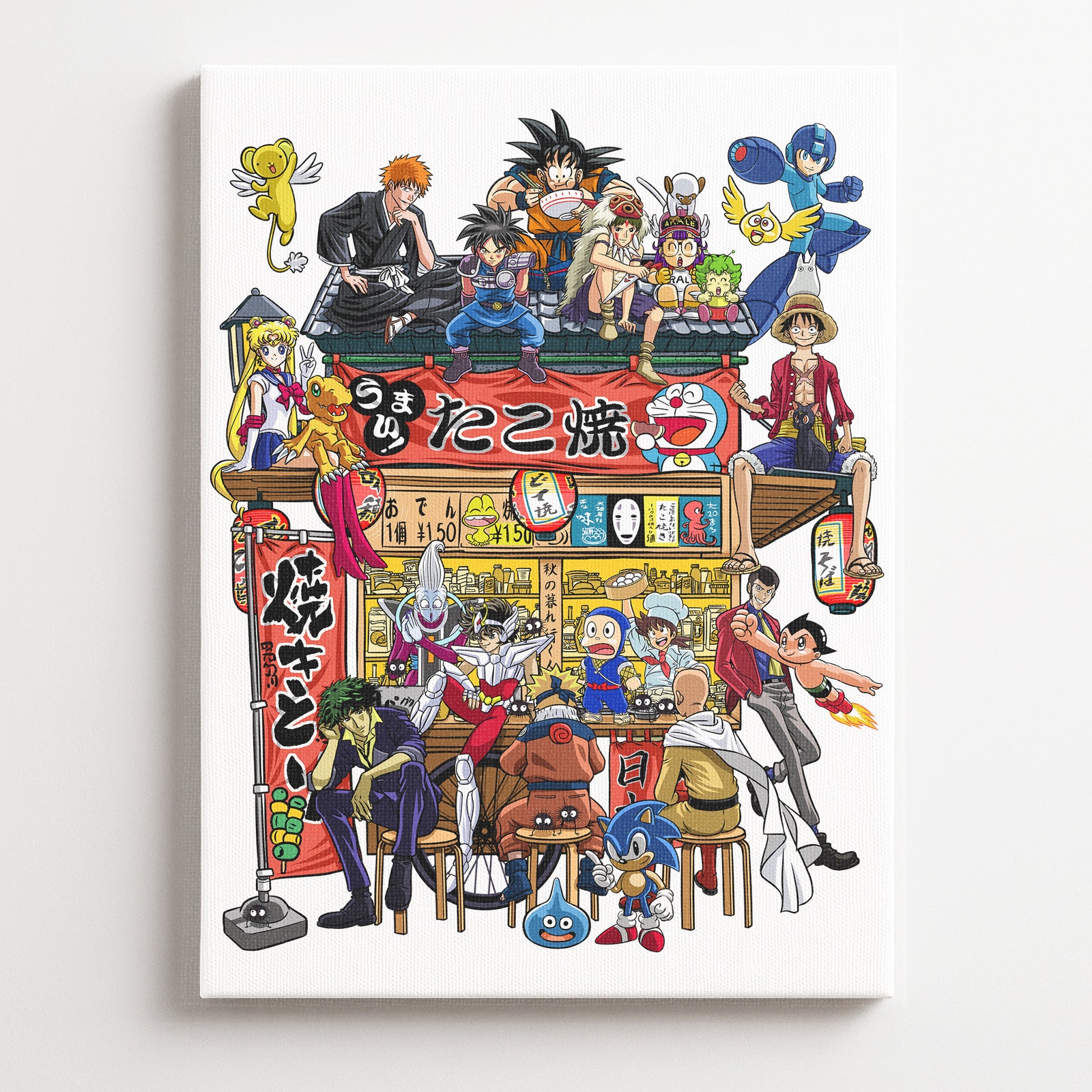 Crazy About Anime Wall Canvas