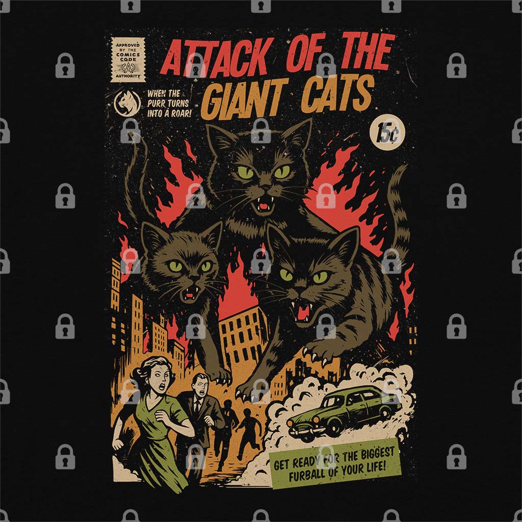 Attack of The Giant Cats T-Shirt