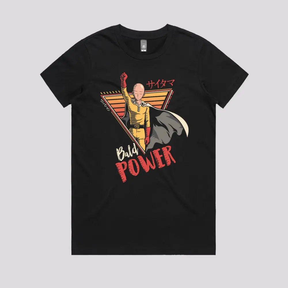 Bald Power T-Shirt | Anime T-Shirts
