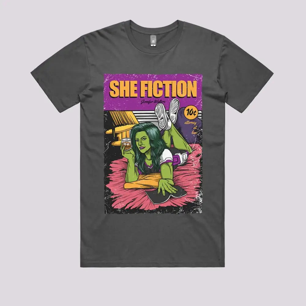 Beauty Green T-Shirt Mens / Charcoal Xs Adult Tee