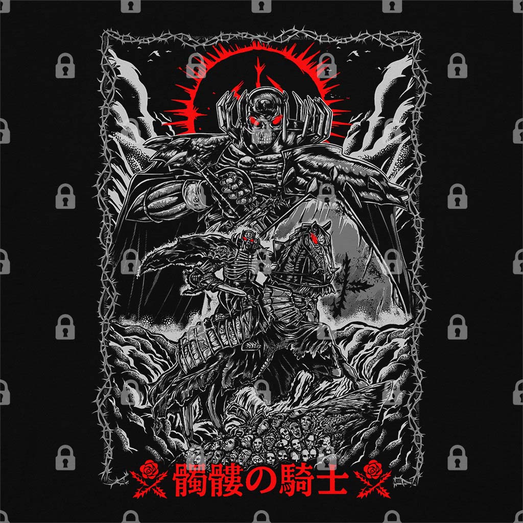 Berserk Skull Night Oversized T-Shirt