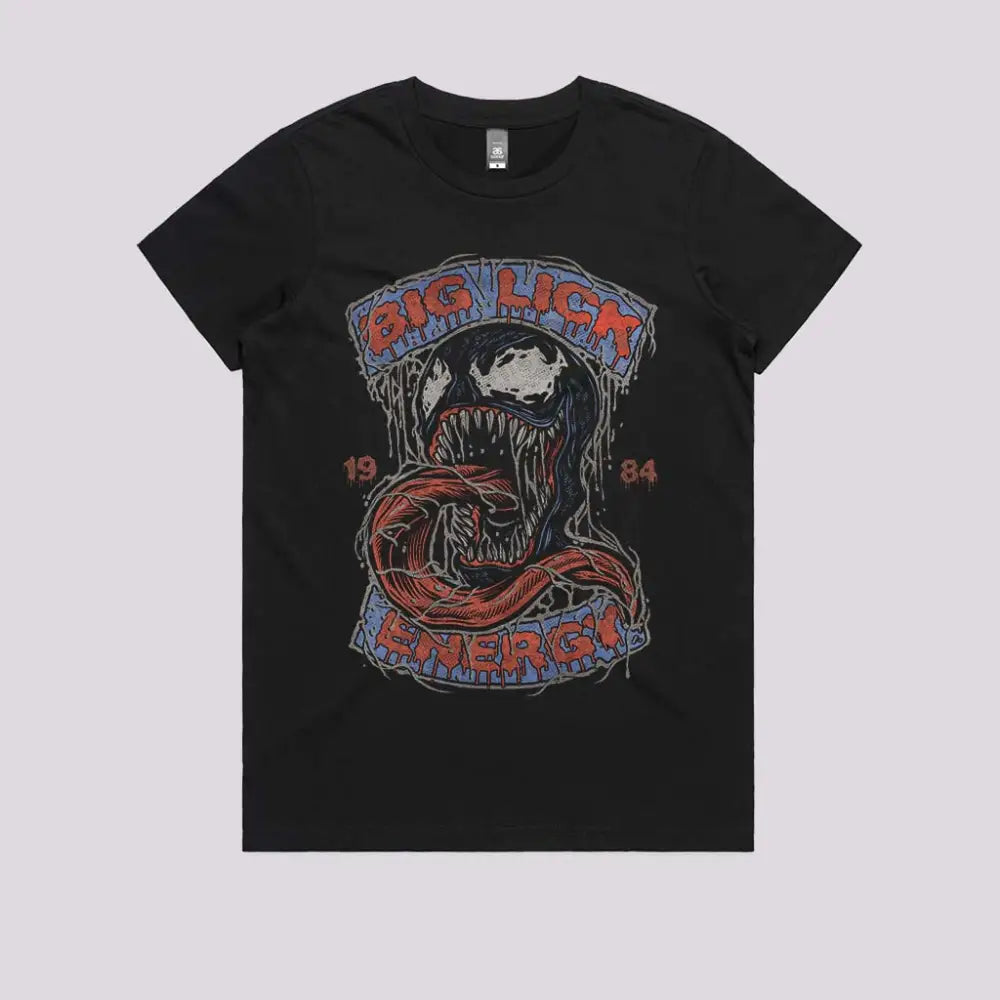 Big Lick Energy T-Shirt Womens / Black Xs Adult Tee