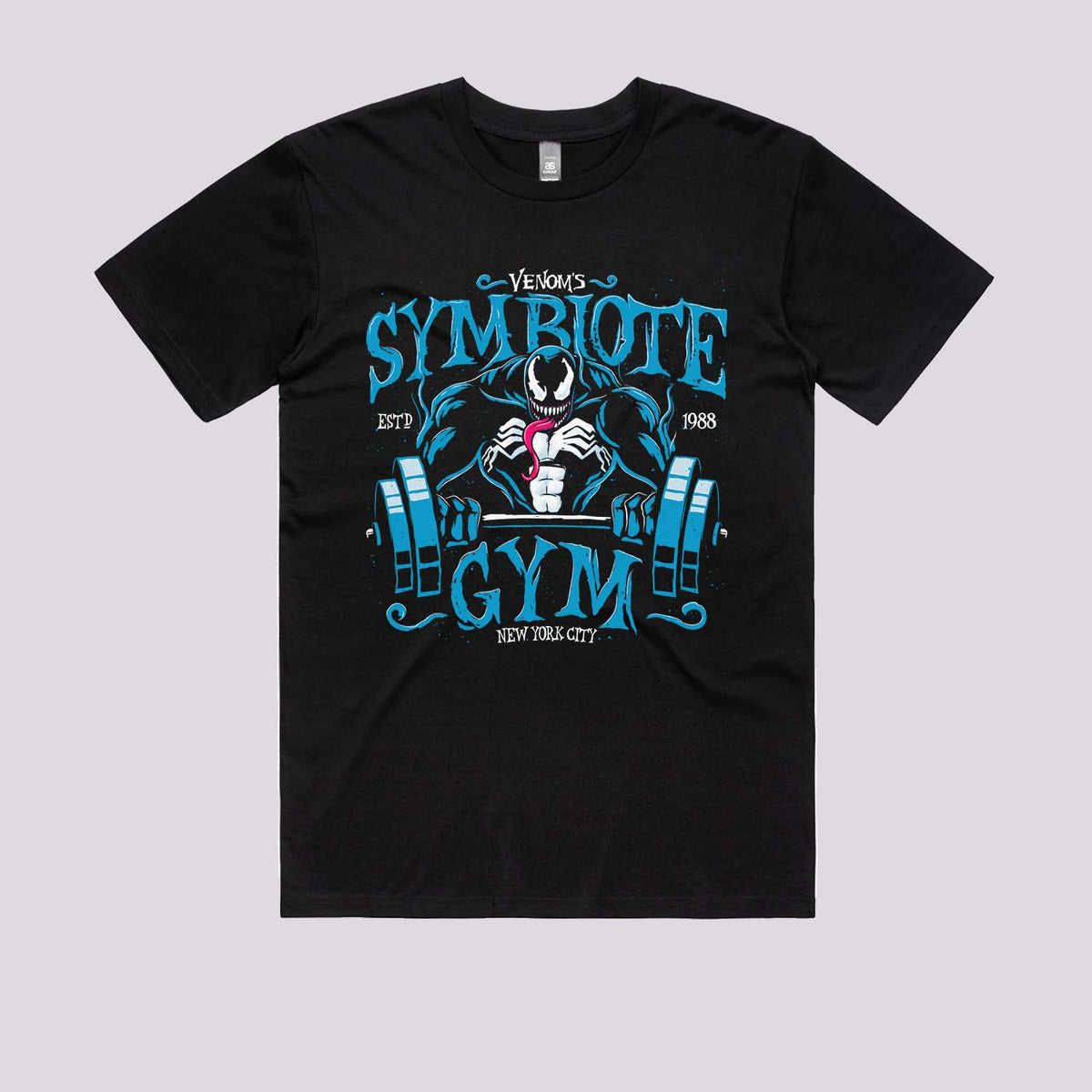 Blue Symbiote Gym T-Shirt