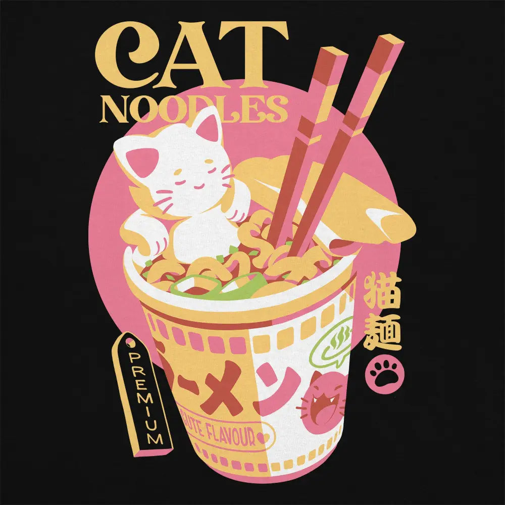 Cat Noodles T-Shirt - Limitee Apparel