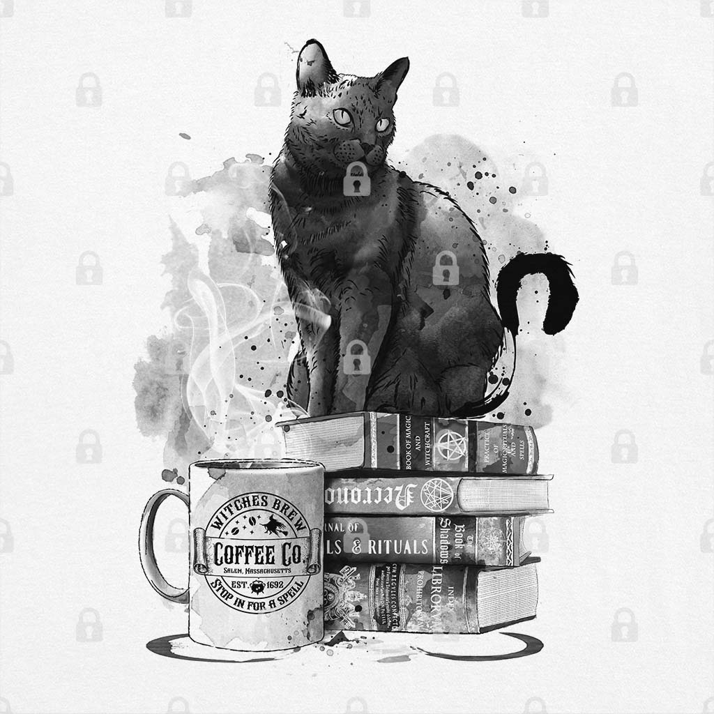 Cat, Books and Coffee Hoodie