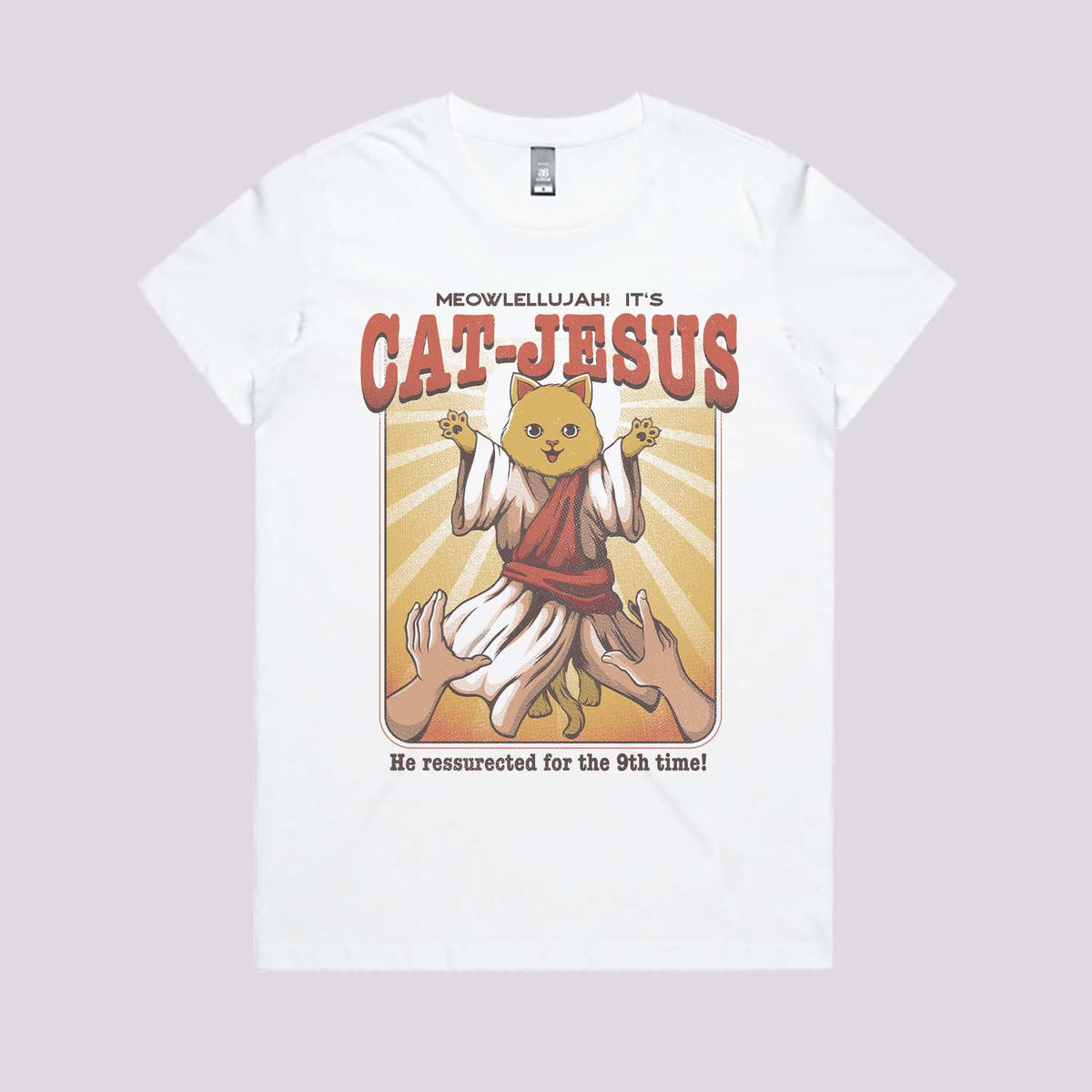 Cat Jesus T-Shirt | Funny T-Shirts Australia