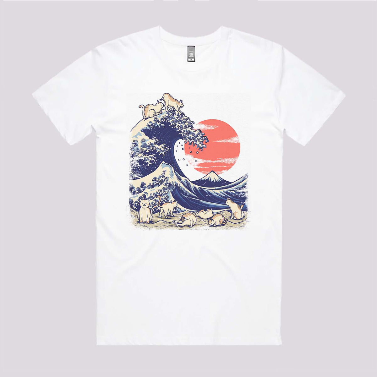 Catnagawa Wave Graphic Tee