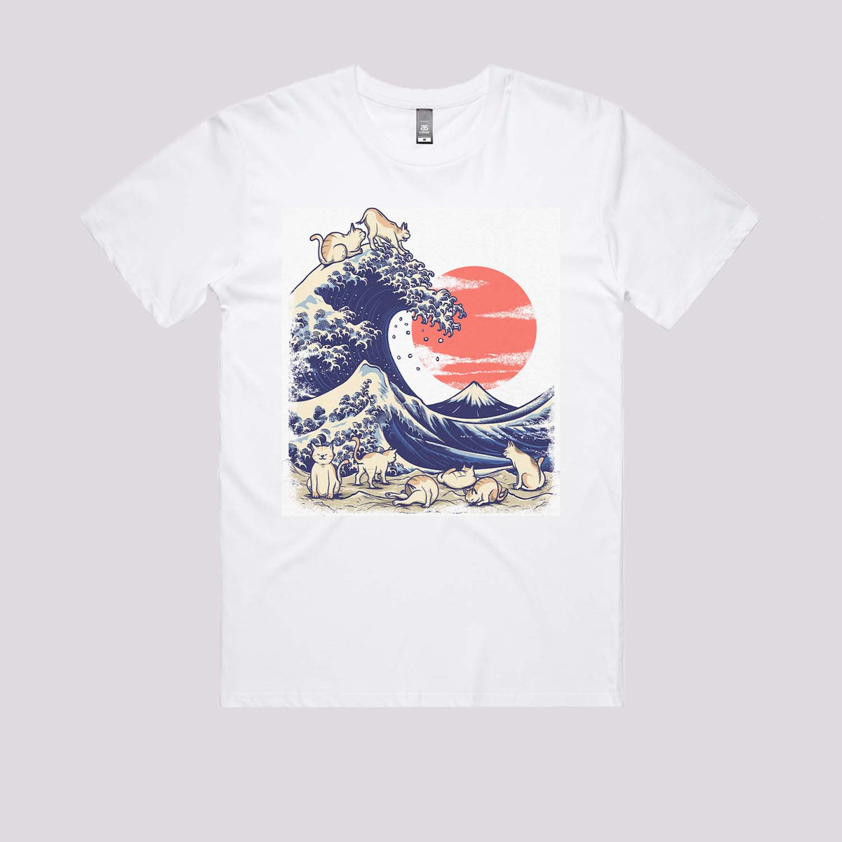 Catnagawa Wave Graphic Tee