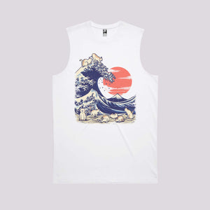 Catnagawa Wave Graphic Tee