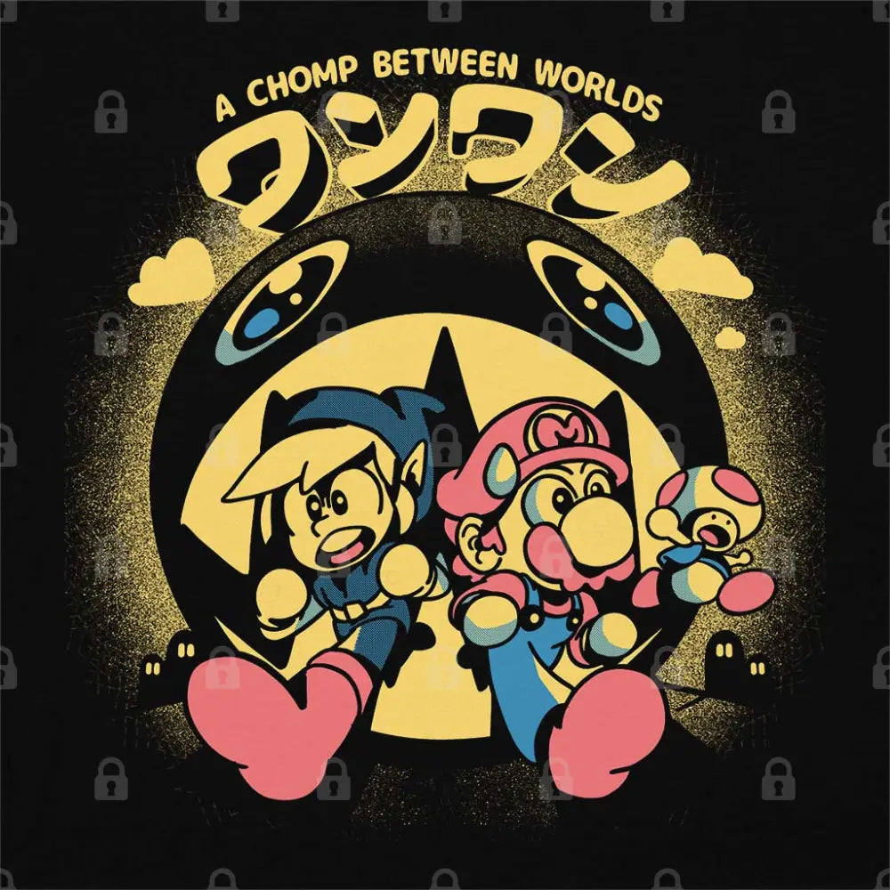 Chomp Between Worlds T-Shirt Adult Tee