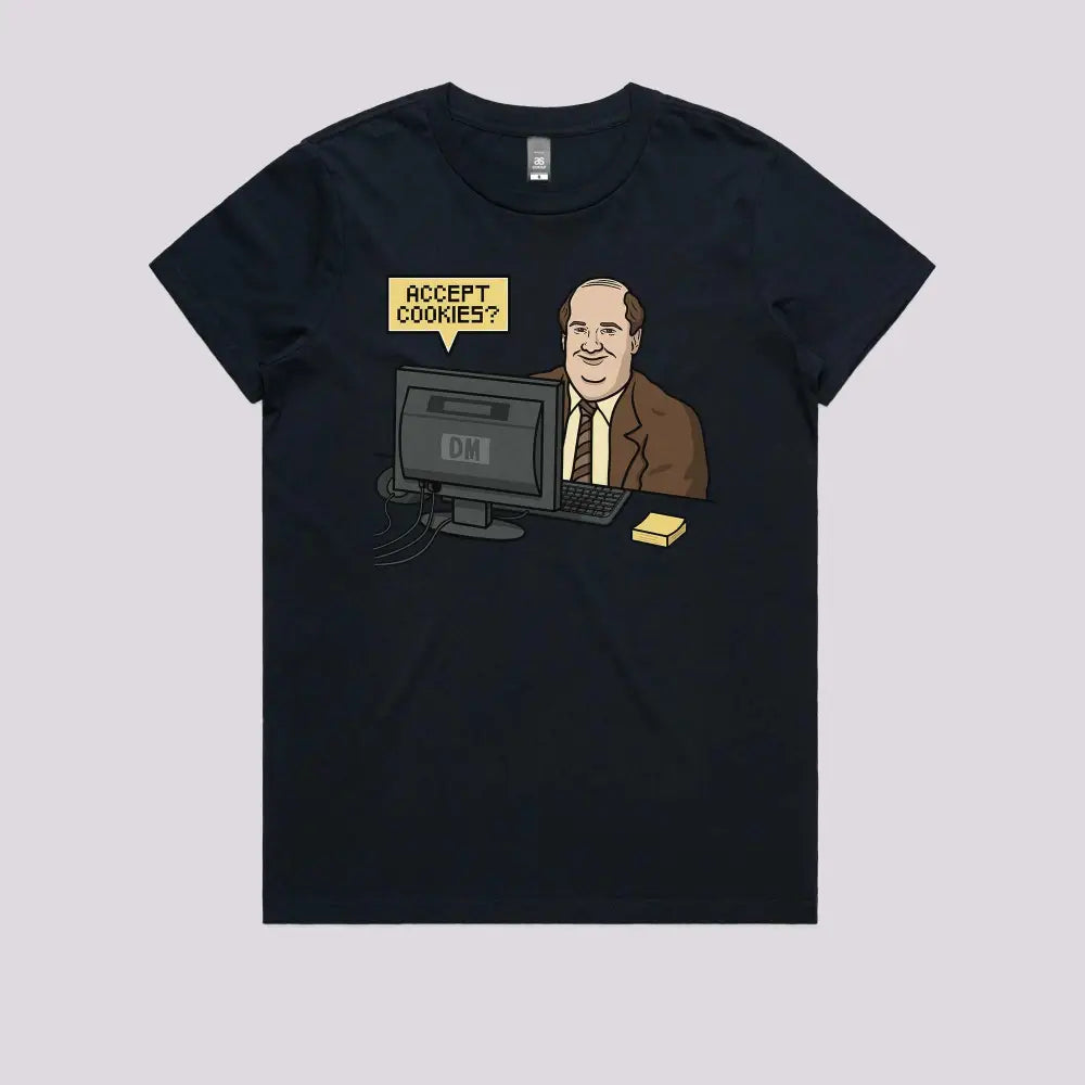 Cookies Acceptor T-Shirt - Limitee Apparel