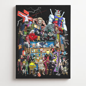 Anime in Japan Wall Canvas | Anime Wall Arts Australia