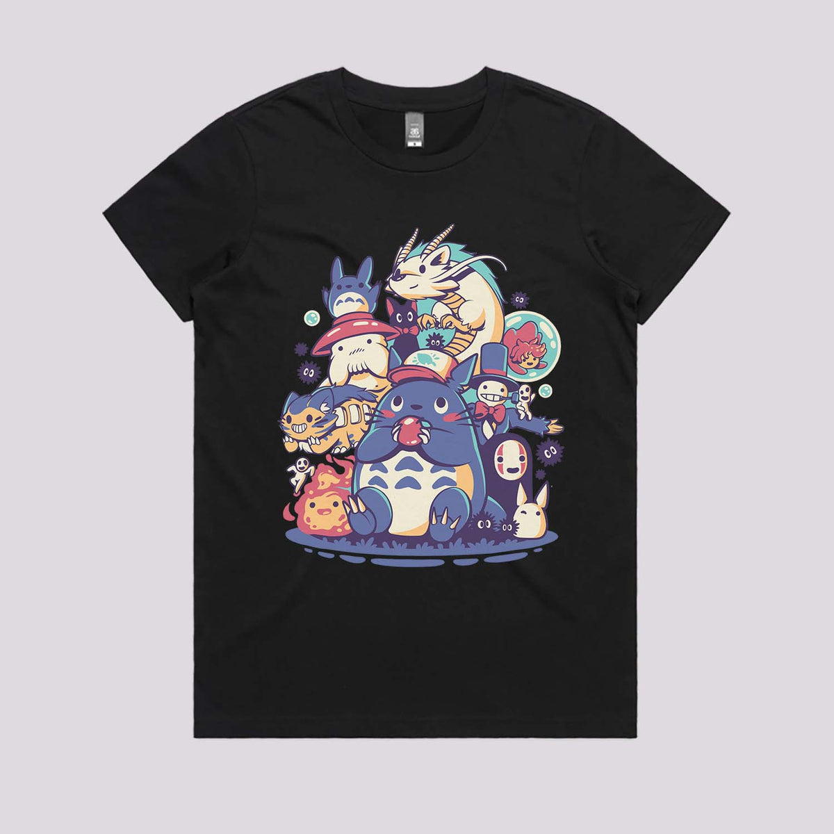 Creatures, Spirits and Friends Anime T-Shirt | Graphic Tees