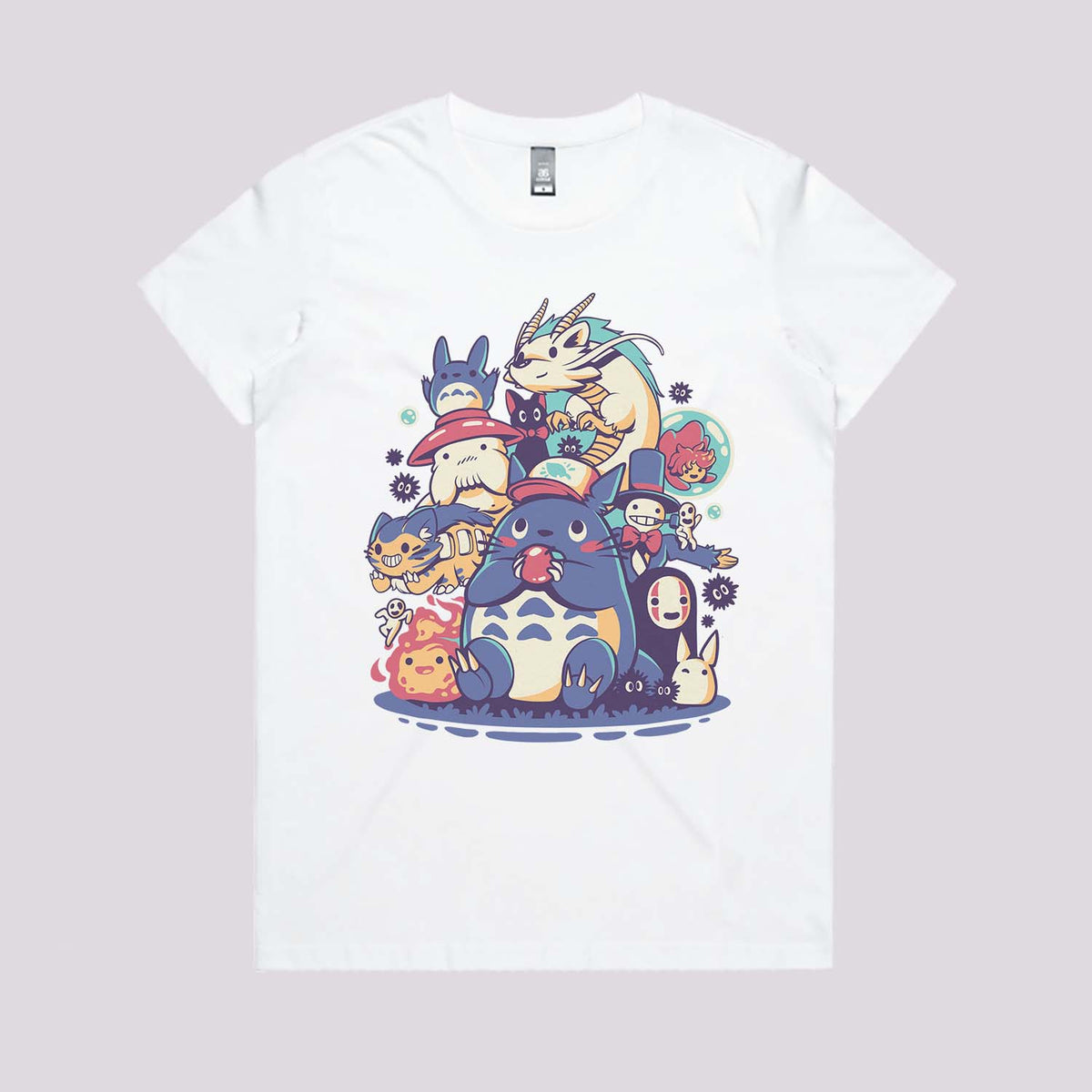 Creatures, Spirits and Friends Anime T-Shirt | Graphic Tees