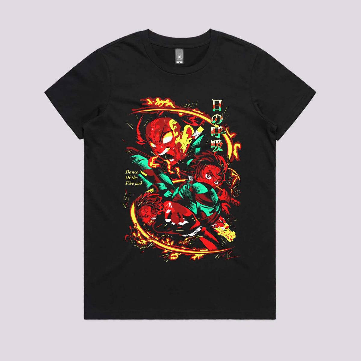Dance Of The Fire God Anime T-Shirt | Graphic Tees