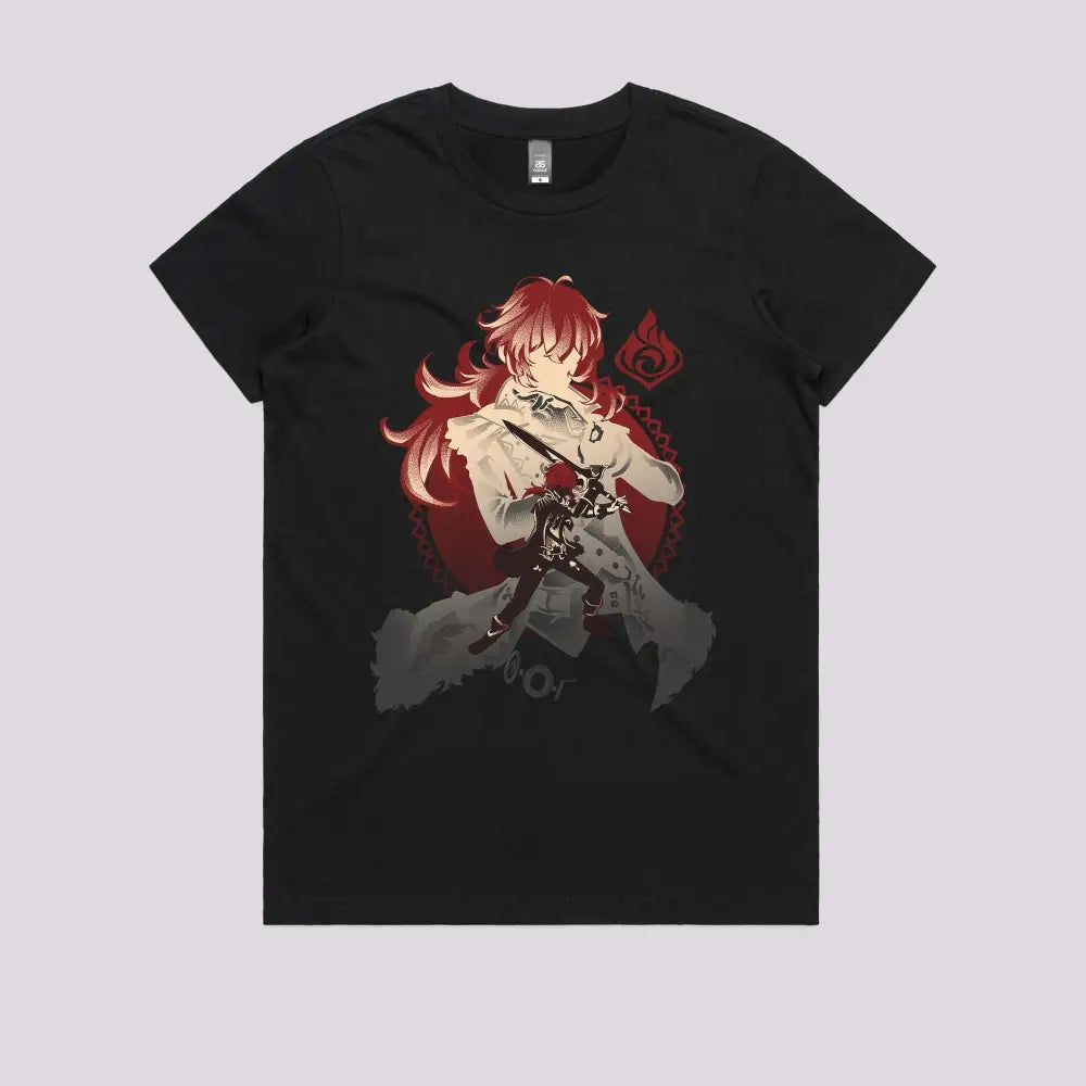 Dark Side of Dawn Diluc T-Shirt - Limitee Apparel