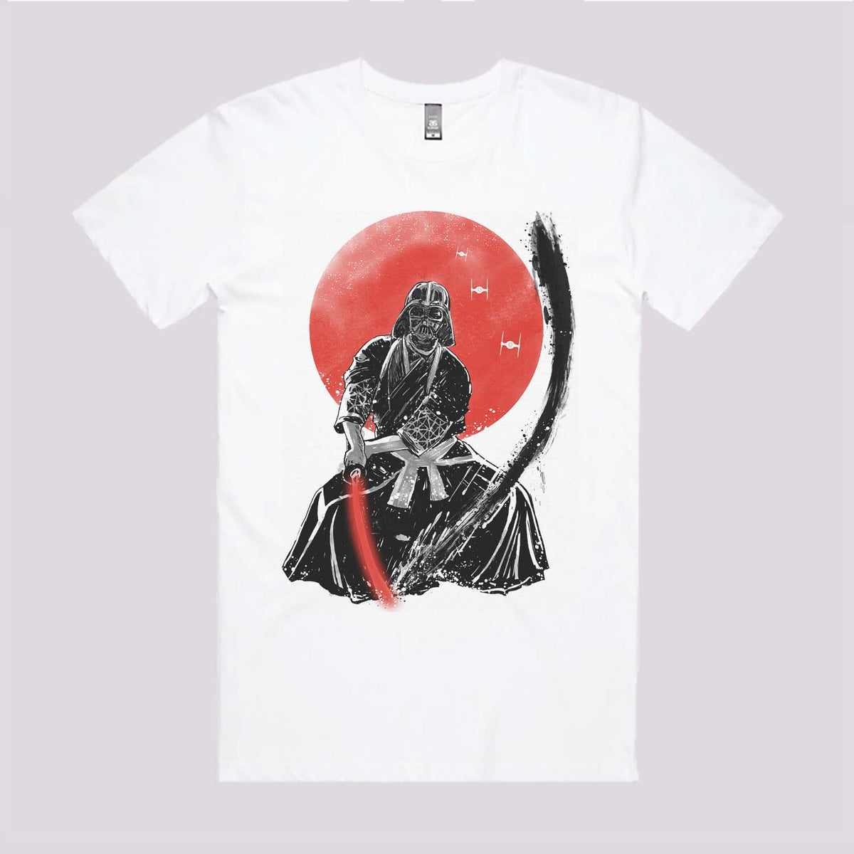 Darth Samurai Sumi-e T-Shirt | Japanese Art T-Shirts Australia