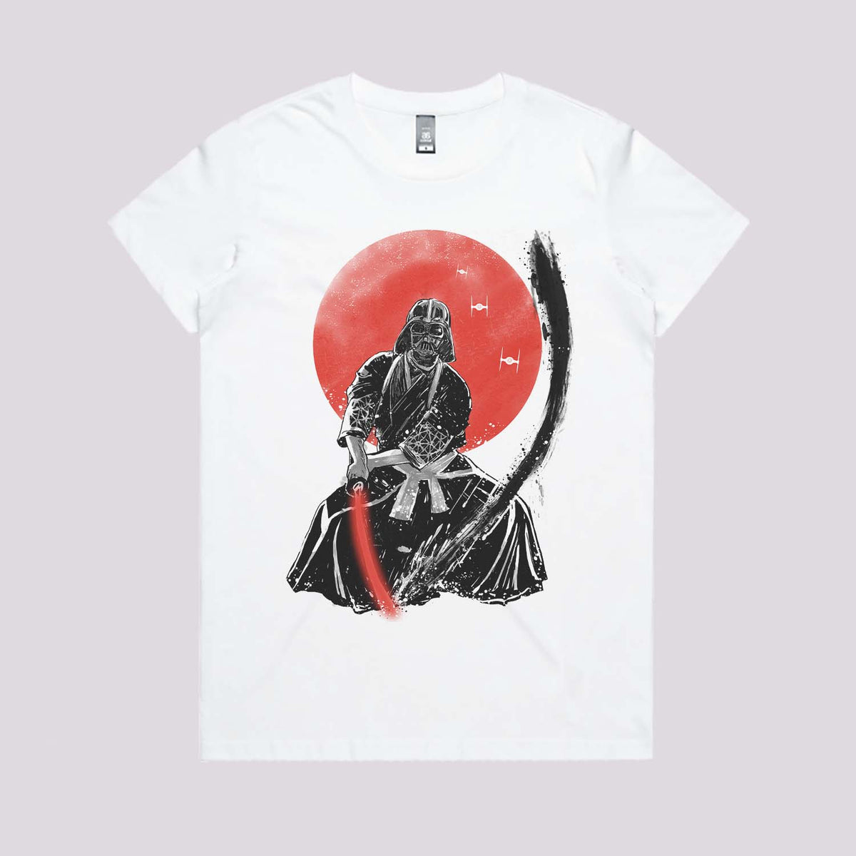 Darth Samurai Sumi-e T-Shirt | Japanese Art T-Shirts Australia