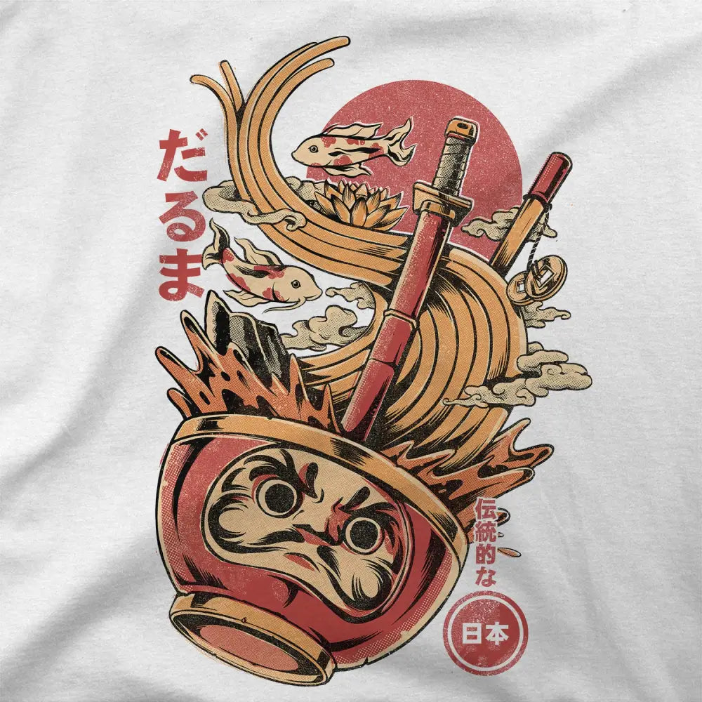 Daruma Ramen T-Shirt - Limitee Apparel
