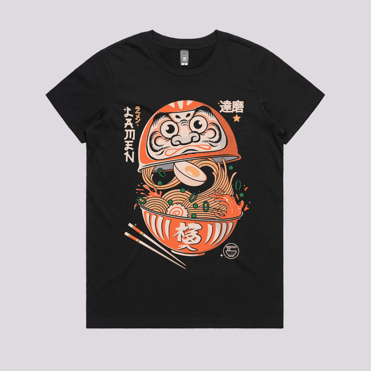 Daruma Ramen T-Shirt | Japanese Art T-Shirts Australia