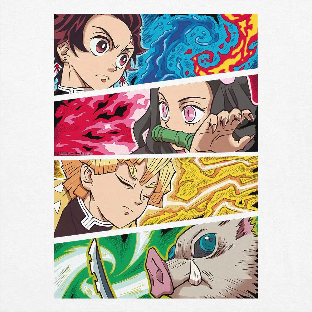 Demon Heroes T-Shirt | Anime T-Shirts