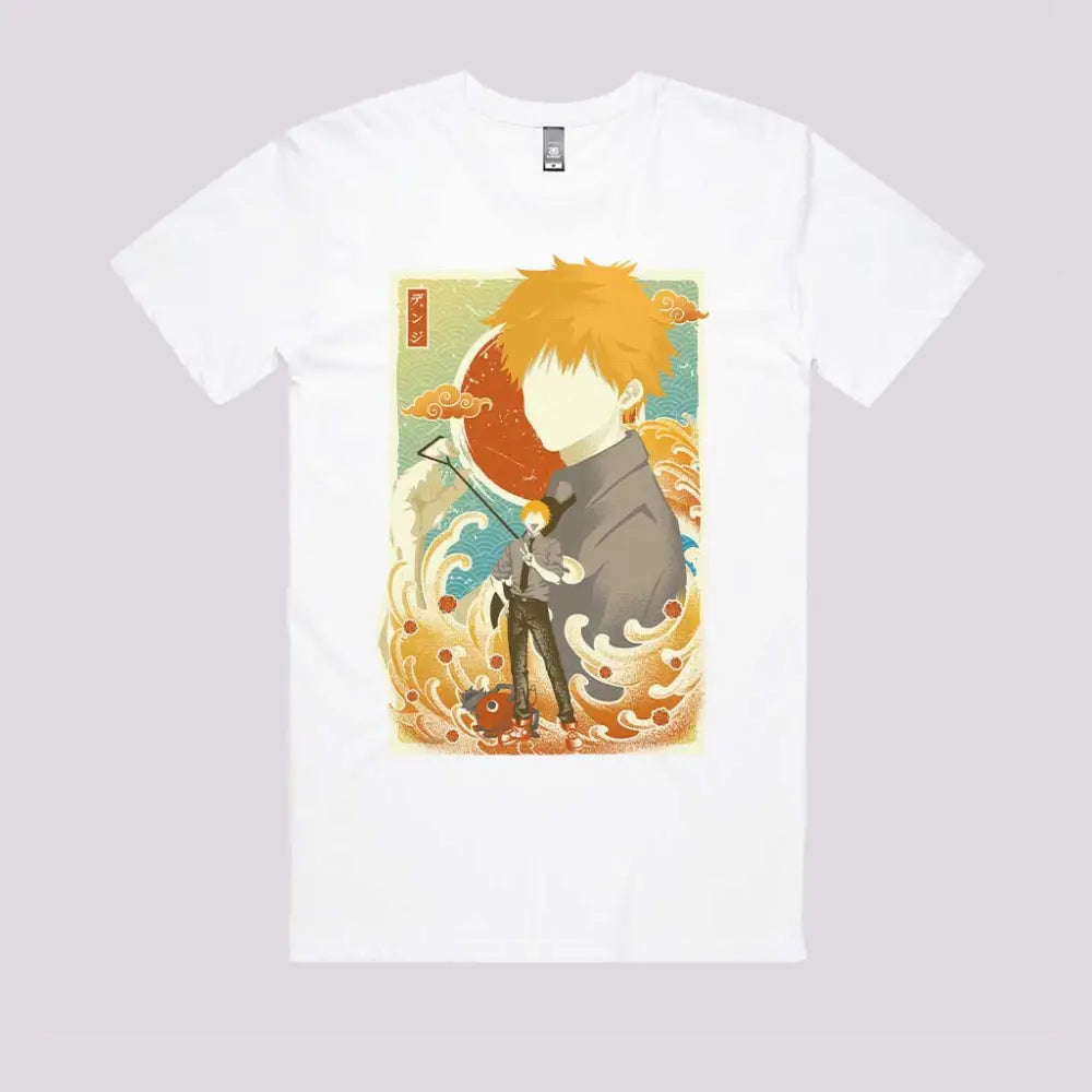 Devil Hunter Chainsaw T-Shirt | Anime T-Shirts
