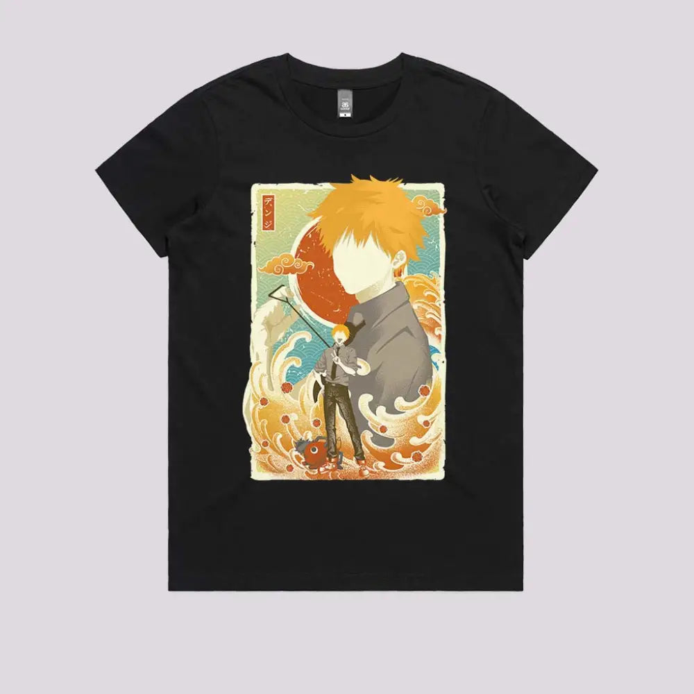 Devil Hunter Chainsaw T-Shirt | Anime T-Shirts