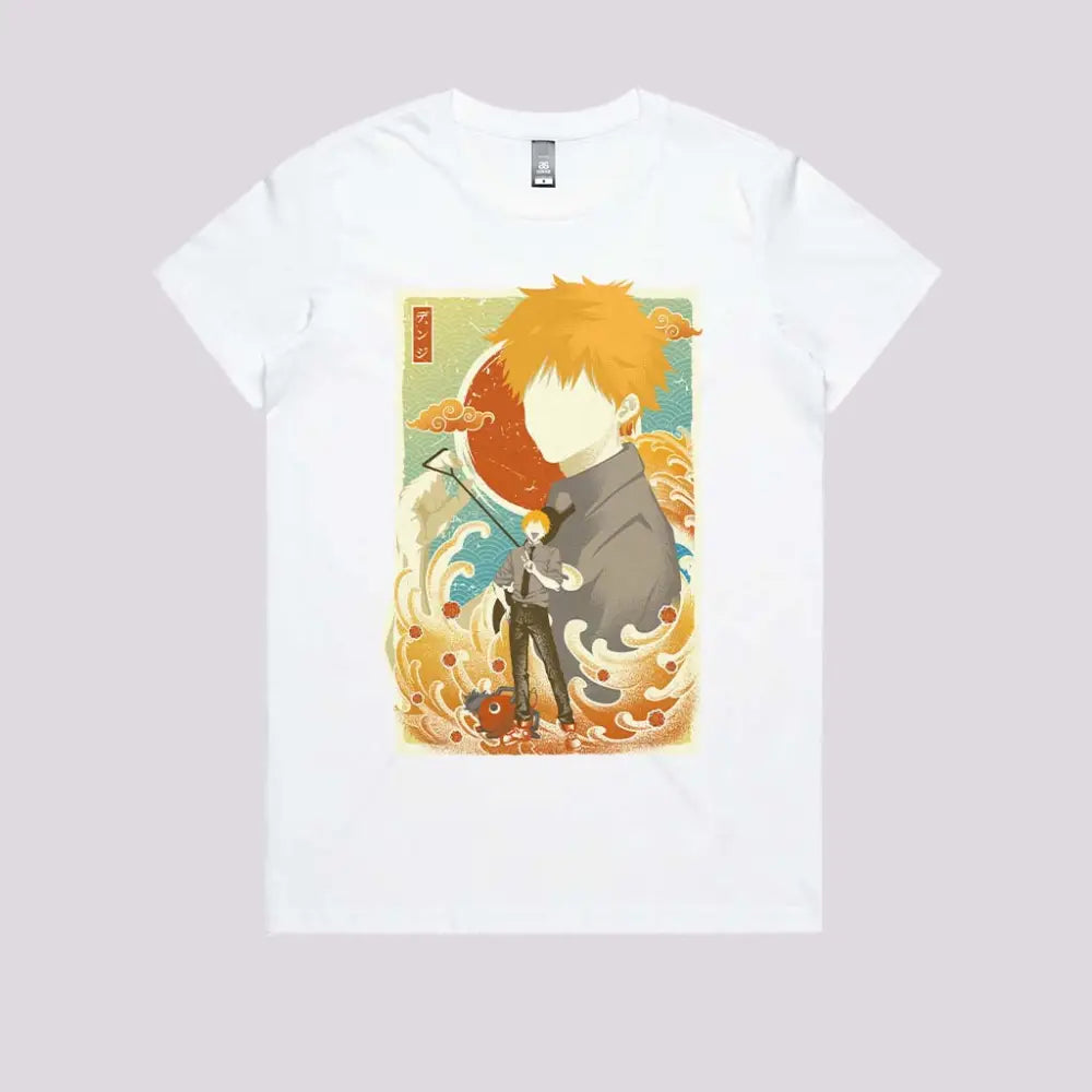 Devil Hunter Chainsaw T-Shirt | Anime T-Shirts