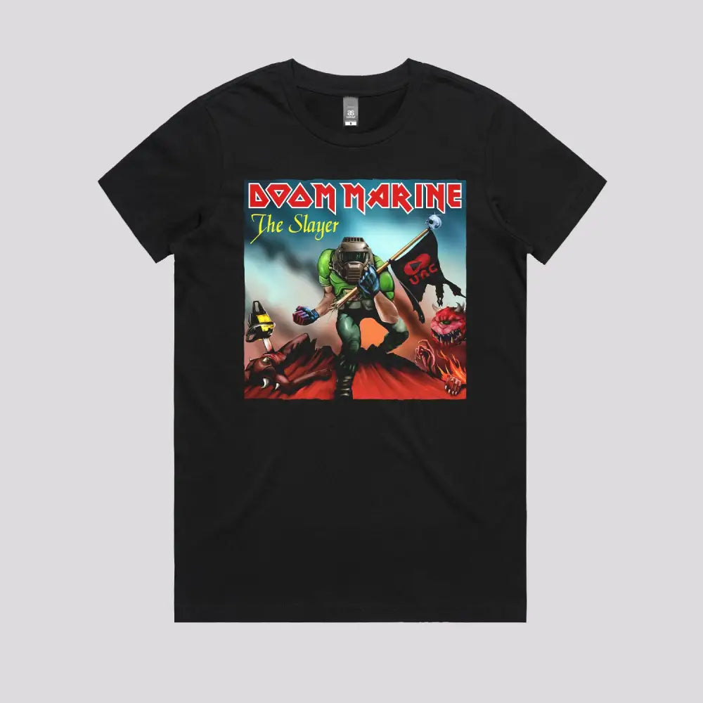 Doom Marine Cover T-Shirt - Limitee Apparel