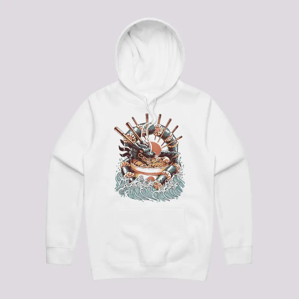 Ramen Sushi Dragon Graphic Hoodie