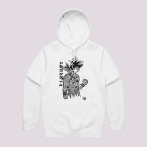 Anime Hoodie Australia | Dragon Warrior Scribble Art Hoodie