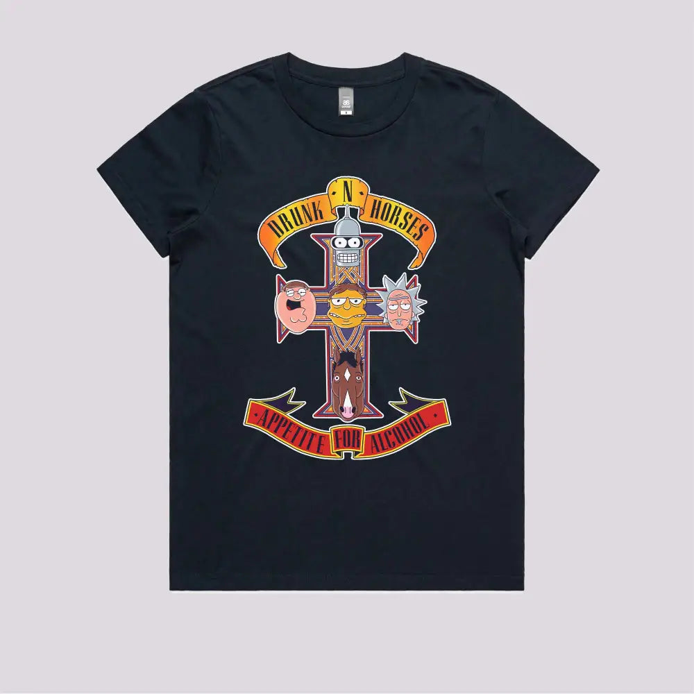 Drunk N Horses T-Shirt - Limitee Apparel