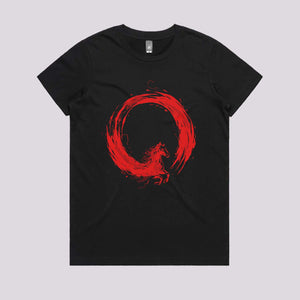 Enso Horse Fire Graphic Tee