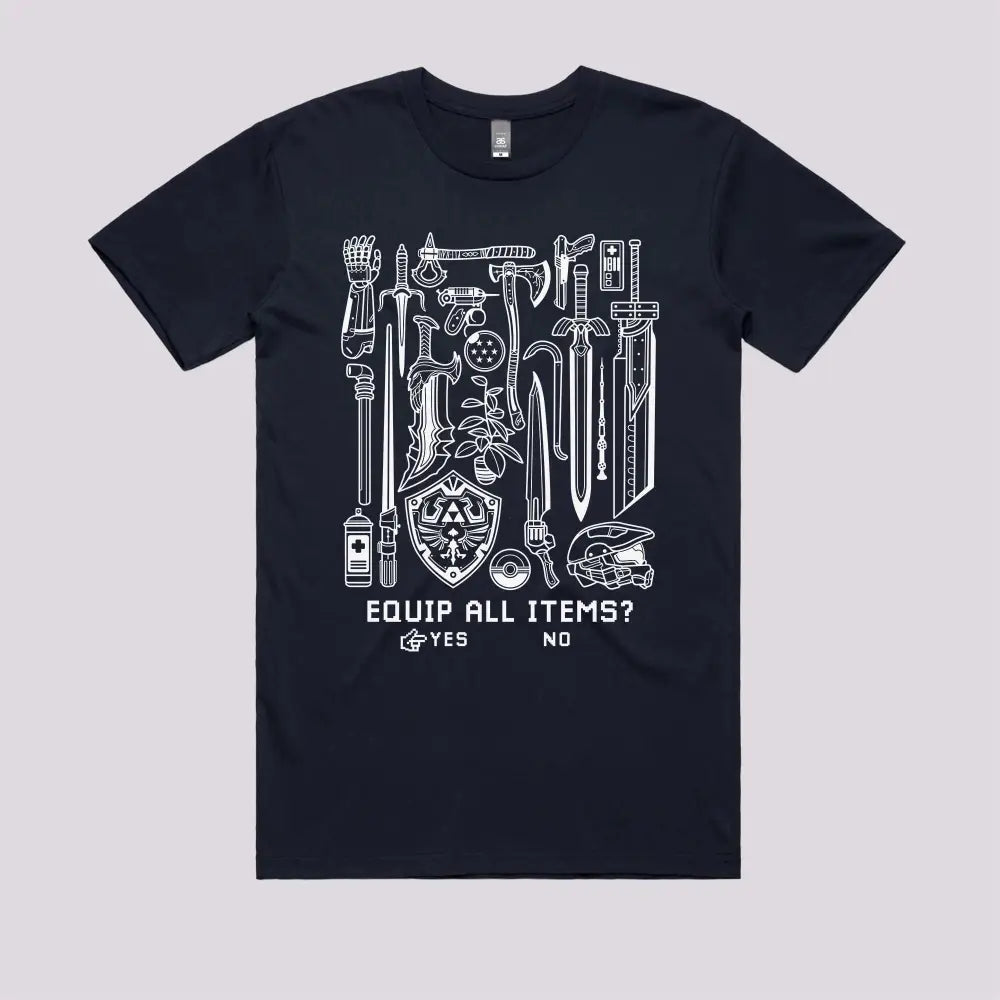 Equip All Items T-Shirt - Limitee Apparel