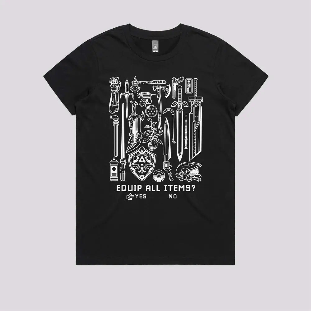 Equip All Items T-Shirt - Limitee Apparel
