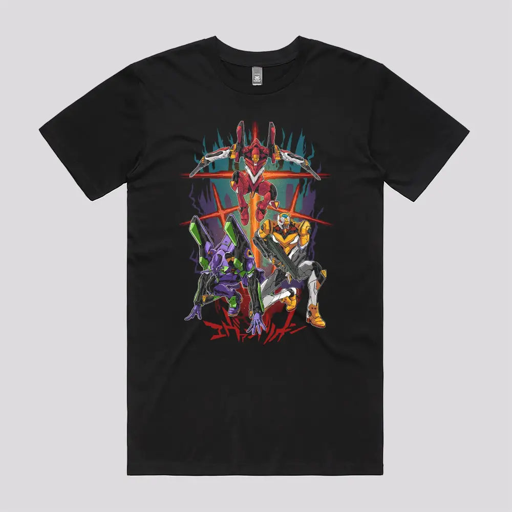 EVA Trio T-Shirt | Anime T-Shirts