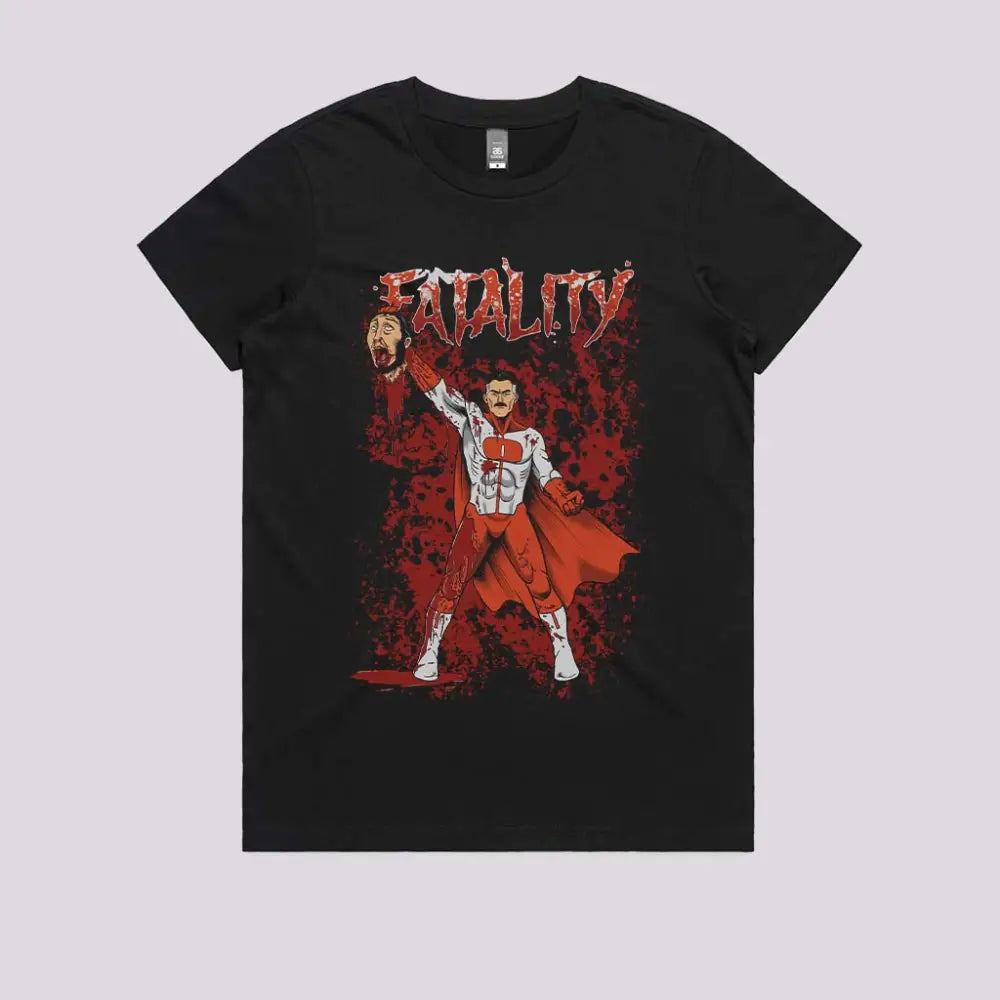 Fatality T-Shirt Womens / Black Xs Adult Tee