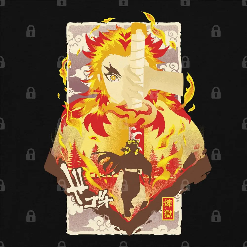 Flame Kyojuro T-Shirt | Anime T-Shirts