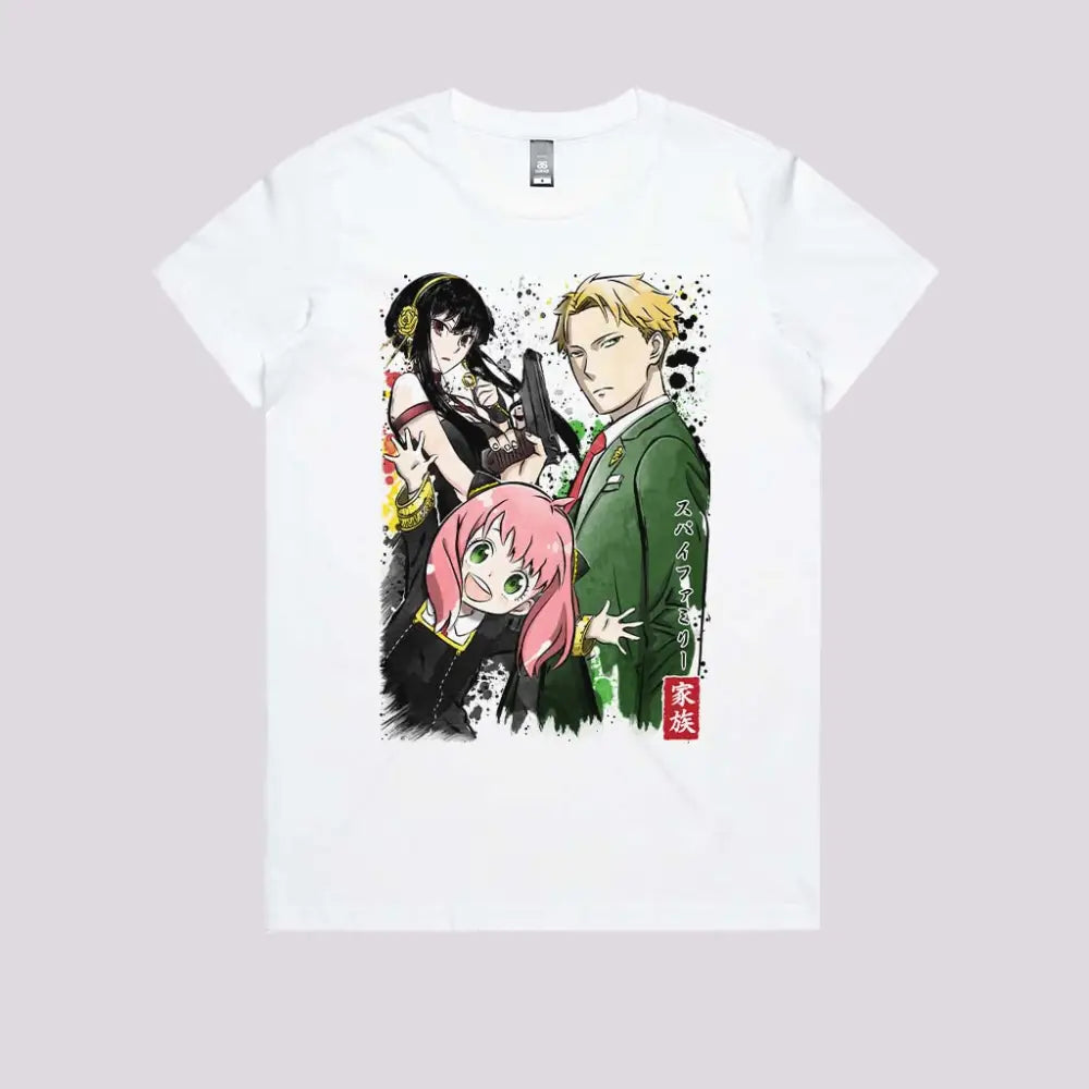 Forger Family Watercolor T-Shirt | Anime T-Shirts
