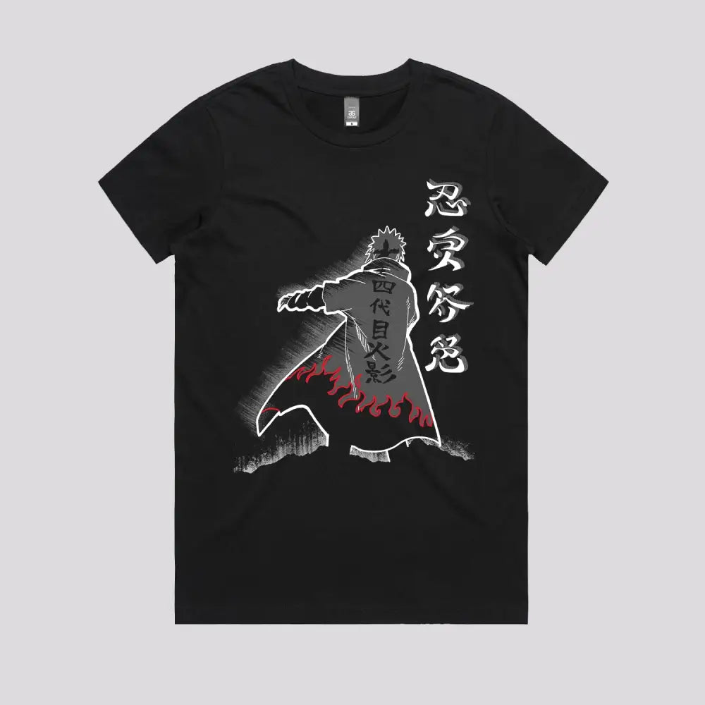 Fourth Hokage Enters T-Shirt | Anime T-Shirts