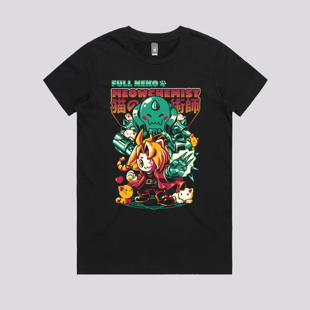 Full Neko Meowchemist T-Shirt | Anime T-Shirts
