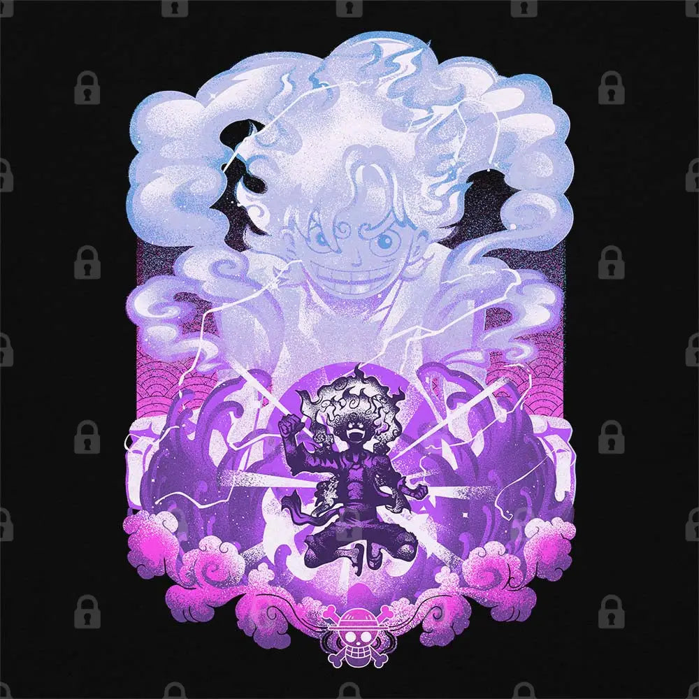 Gear 5 Attack Pirate T-Shirt | Anime T-Shirts