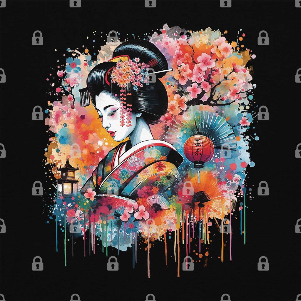 Geiko Watercolor T-Shirt