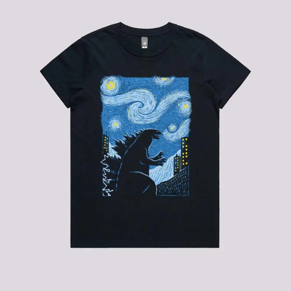 Gogh-Zilla T-Shirt | Pop Culture T-Shirts