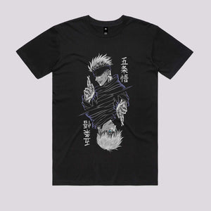 Gojo Satoru T-Shirt | Cool Anime T-Shirts Australia