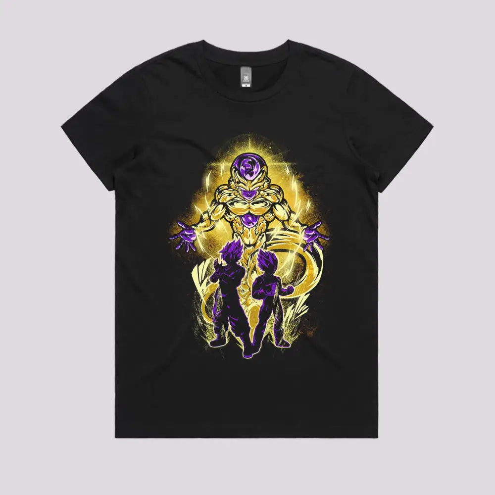Gold Form Emperor Anime T-Shirt | Anime Clothing